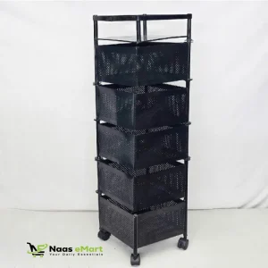 5 Layer Square Shape Kitchen Rack