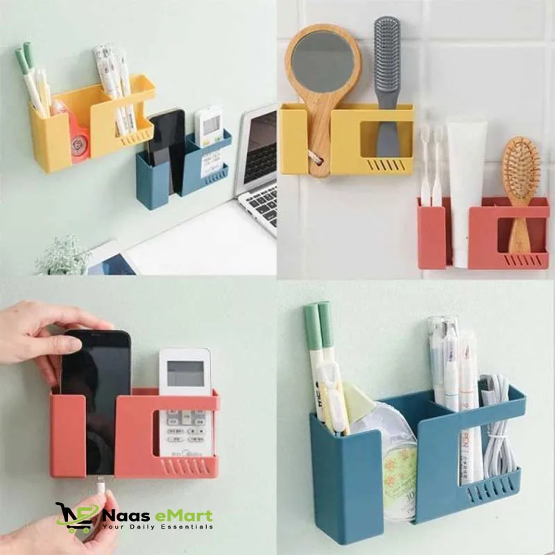 Wall Mounted Double Layer Phone Holder