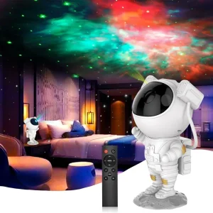 Astronaut Galaxy Projector – Star Projector, Remote Control Night Light