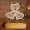 3D “I LOVE YOU” Message Table Lamp